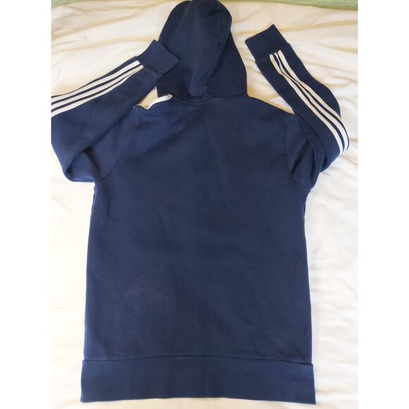 Adidas Men's Size Small Full Zip Classic Blue Hoodie - Picture 5 of 8